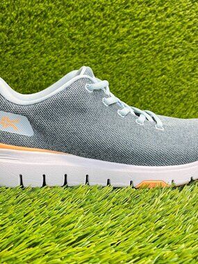 KURU Light Blue and Peach Athletic Shoe